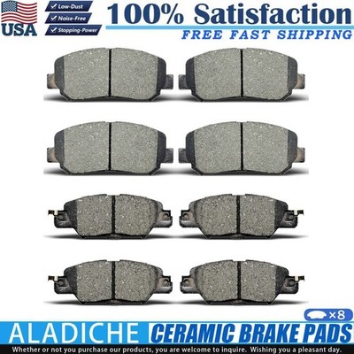Front and Rear Ceramic Brake Pads Fit For 2016 2017 2018 Mazda CX-5 2019 CX5