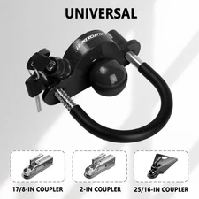 1x Universal Trailer Ball Hitch Coupler Lock Ball Tongue Steel 1-7/8" 2" 2-5/16"