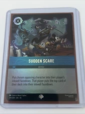Disney Lorcana Whispers in the Well Sudden Scare 219/204 NM Epic