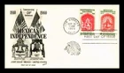 DR JIM STAMPS US COVER MEXICAN INDEPENDENCE FDC JOINT ISSUE COMBO FLEETWOOD