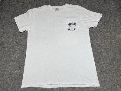 University of Alabama Medium Pocket White Shirt Tuscaloosa AL Campus Elephant