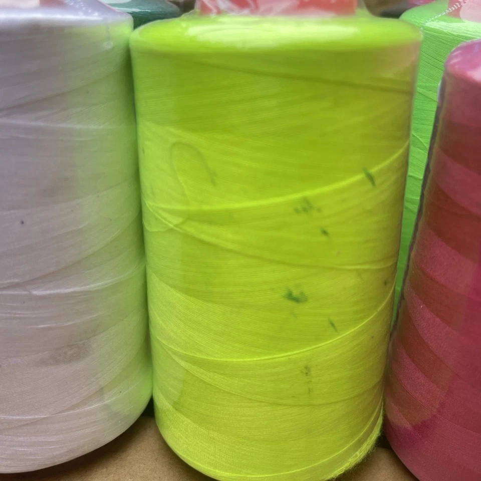 Clearance SALE Lot Box of 12 Big Spools Sewing Thread T27 Quality Assorted Color - Image 3 of 4