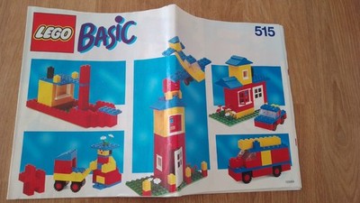 LEGO  Bauanleitung System 515 Basic Instruction Anleitung 