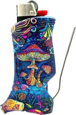 - Bic Lighter Case Multi Tool, Night Time Design, All Inclusive Tool for Camping