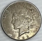 1923S Silver Peace Dollar Uncertified Very Fine Condition