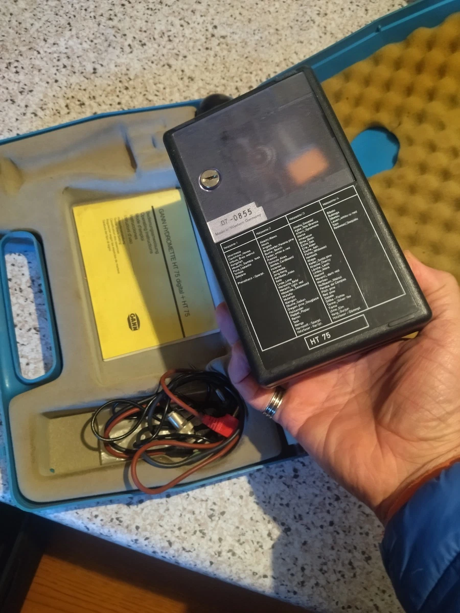 Medidor de humedad GANN Higrómetro HT75 Profesional Hecho en Alemania