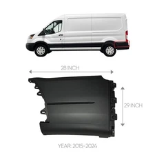 FIT 2015 2024 FORD TRANSIT DRIVER LEFT REAR QUARTER PANEL TRIM MOLDING COVER