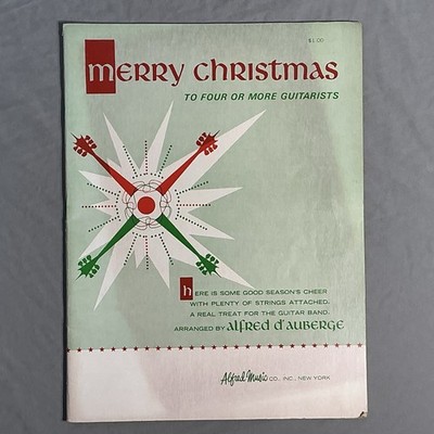 Vintage Christmas Guitar Songbook Merry Christmas To 4 Or More Guitarists