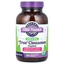 Oregon s Wild Harvest  True Cinnamon Ceylon  120 Veggie Caps Dairy-Free,