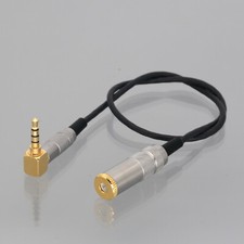 Headphone 4.4mm Female 5Pole to 3.5mm TRRS Right Angle Plug Audio Balanced Cable