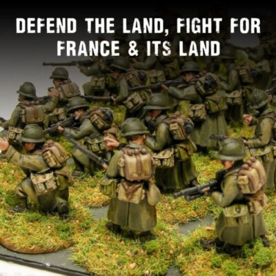 Miniaturas Ejército Francés WWII 28mm - 30 Figuras De Plástico Altamente Detalladas, Para Wargames Y Coleccionismo Miniaturas Ejército Francés WWII 28mm - 30 Figuras De Plástico Altamente Detalladas, Para Wargames Y Coleccionismo