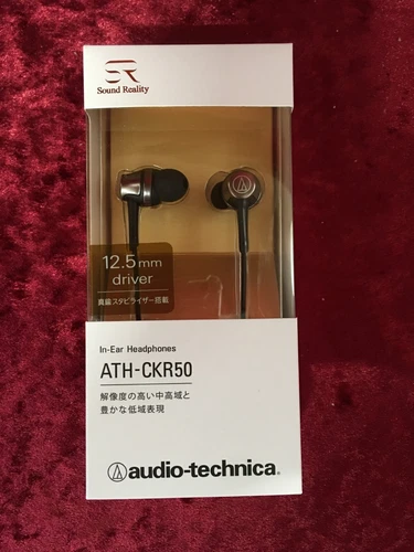 audio-technica ATH-CKR50 Steel Black In-Ear Headphones from Japan