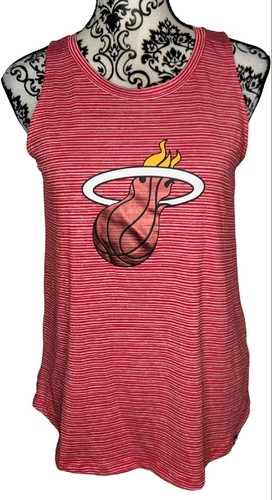 New Era Miami Heat Womens Space Dye Tank Size S Red - Picture 2 of 6
