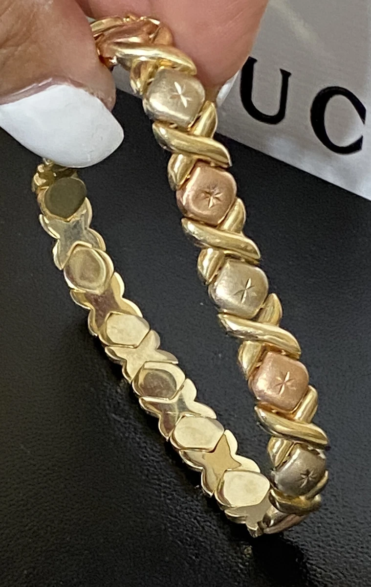Xoxo bracelet cheap 14k gold
