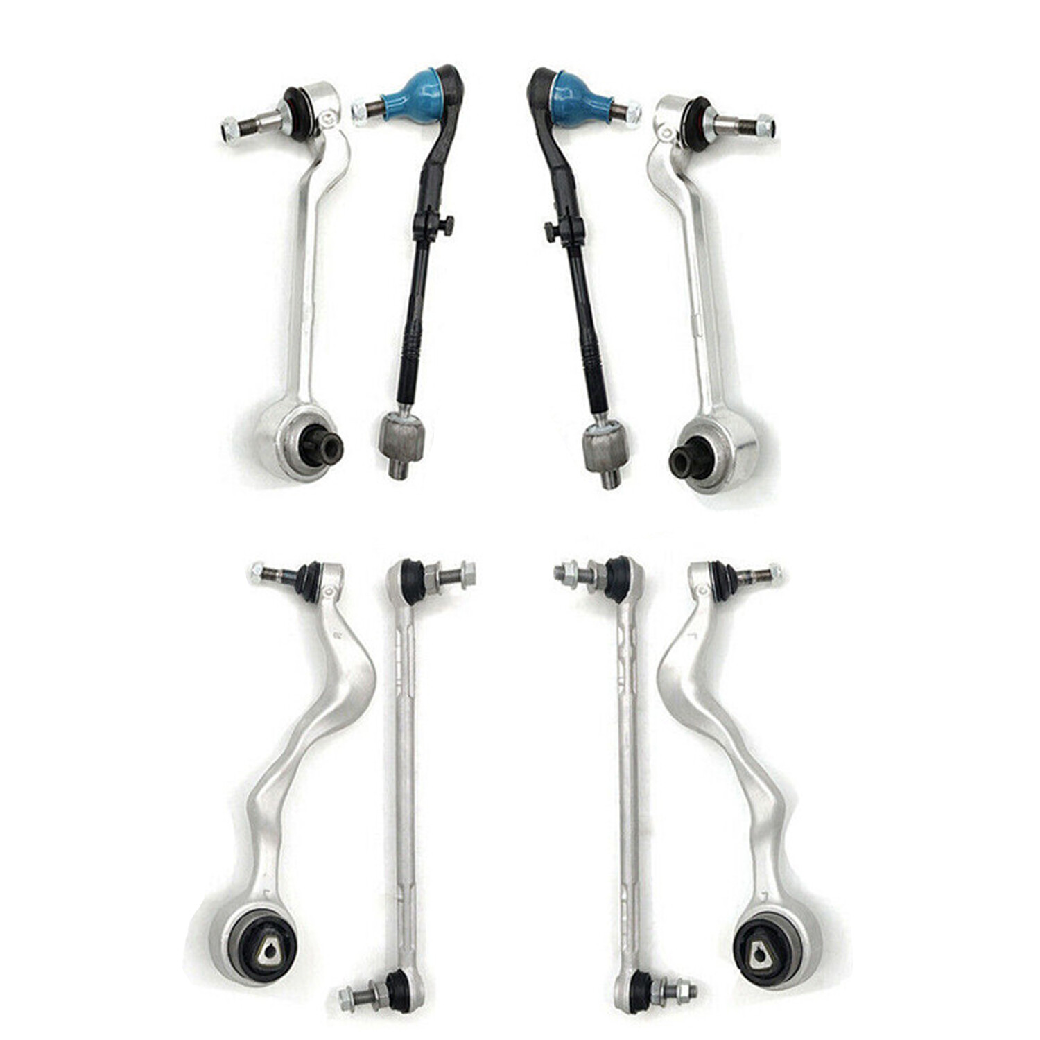 Front Control Arm Ball Joint Sway Bar Link Tie Rods Suspension kit Fits