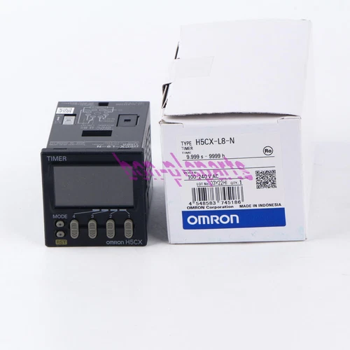 NEW Omron H5CX-L8-N Digital Timer 100-240VAC