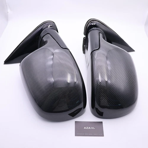 Set Of 2 Mirrors For 99-07 SILVERADO SIERRA Tahoe Yukon NBS  Carbon Fiber