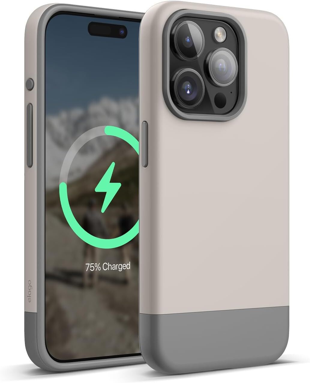 Compatible with iPhone 15 Pro Case, Compatible with MagSafe, Glide Case, Full Bo