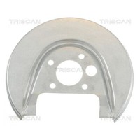 Spritzblech, Bremsscheibe Triscan 8125 29210 FüR Vw, Hinterachse Rechts