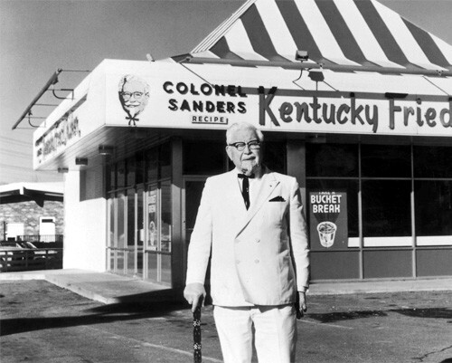 Colonel Harland Sanders at KFC Photo - Picture 1 of 1