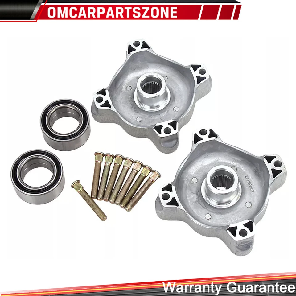 Front Wheel Hubs & Bearings & Studs Kits for 2009-2010 Polaris Ranger S 800 EFI - Image 2 of 4