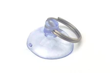 Suction Cups w/ Split Ring 24 Pack bulk lot crafts window hangers micro ez pull