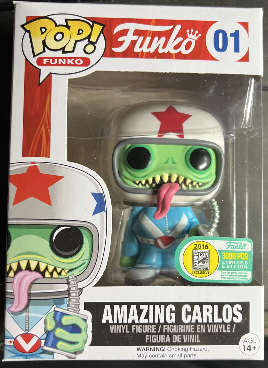 Funko Pop Fantastik Plastik Amazing Carlos 01 SDCC Exclusive