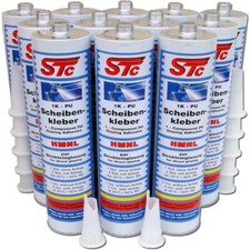 12 x 310 ml STC 1K PU Scheibenkleber Kartusch...