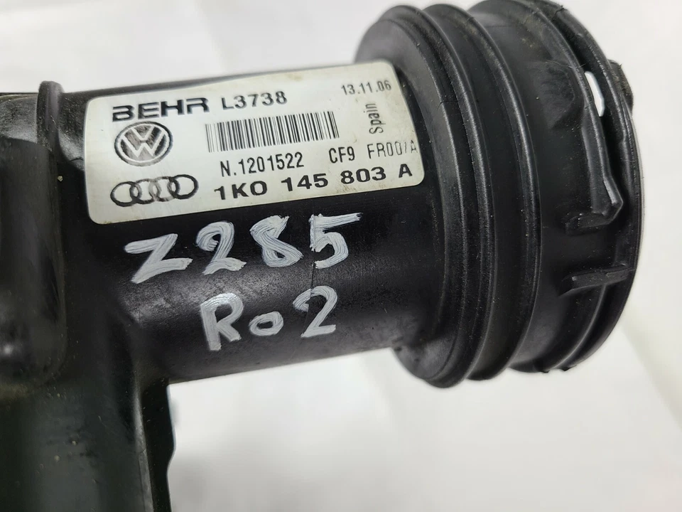 Интеркулер воздушного охлаждения турбированный 2006-2009 Volkswagen GTI 2,0 л от оригинального производителя 1K0145803A - Изображение 2 из 2