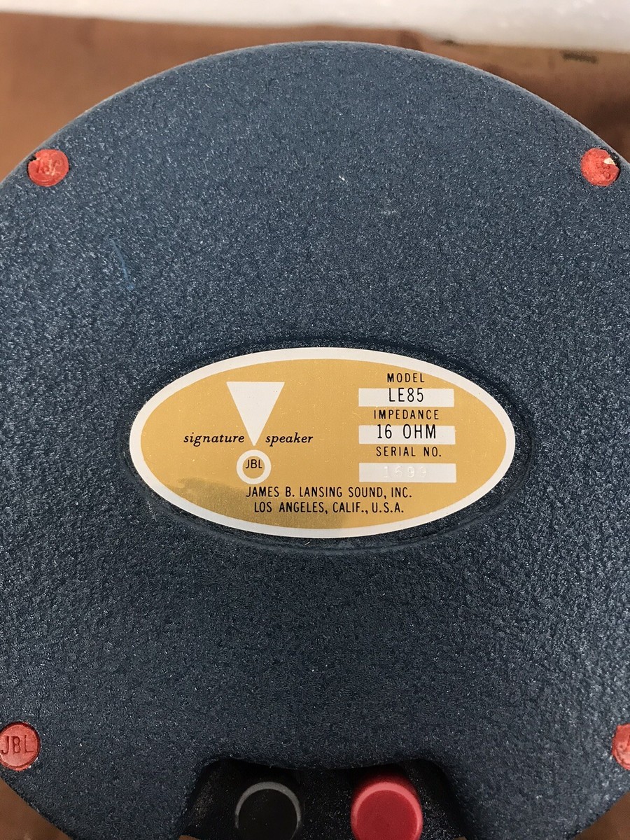 JBL Blue Vintage Signature Speaker Model LE85 - 16 OHMS | eBay