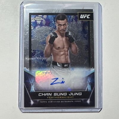 2024 Topps Chrome UFC - UFC Signatures Chan Sung Jung #FNA