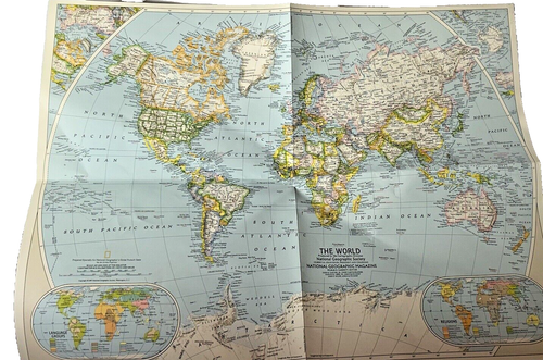 Vintage ~1987 National Geographic~ Global Pursuit Board Game~Geography Game - Picture 8 of 9