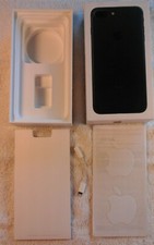 Apple iPhone 7 Plus Black 256GB BOX ONLY W/ Stickers NO PHONE