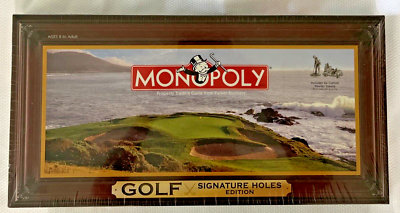Brand New Monopoly Golf ~ Signature Holes Edition ~ Board Game