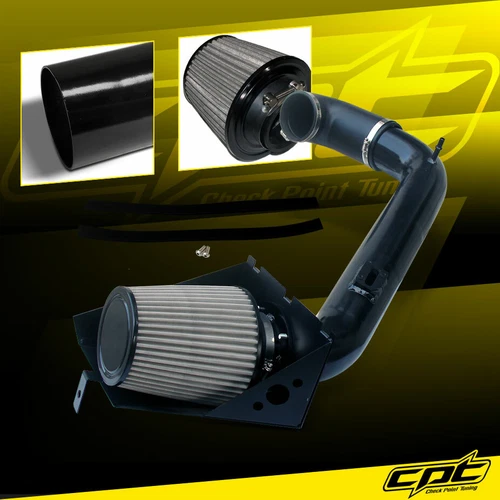 For 09-10 Ford F150 5.4L V8 Black Cold Air Intake + Black Filter Cover