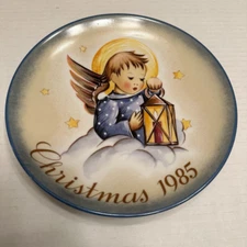 Schmid 1985 Collector Plate Heavenly Light Inspired By Berta Hummel LE 7.5"