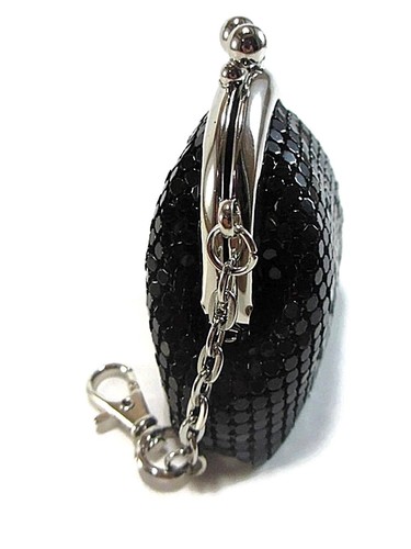 Women's Metal Mesh Mini Coin Purse with Key Chain (USA Stock) NEW - Picture 5 of 140