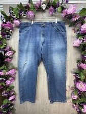 Vintage Wrangler Jeans Size 42x29 Men  s Blue Denim Mens Regular Fit Straight Leg
