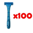 [DORCO] Touch3 Disposable Razor, Triple blade, Blue Color - 100pcs