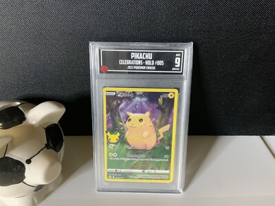 2021 Pokemon Celebrations #005 Full Art Pikachu TCCG 9 CGC 9 PSA