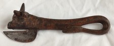 Antique Heavy Cast Iron Bulls
