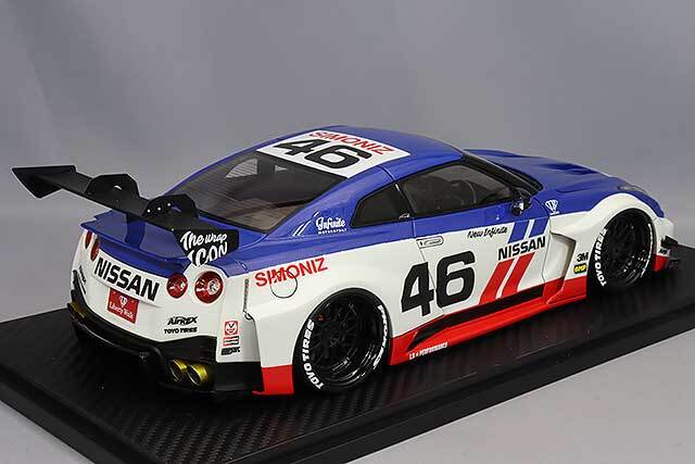 1/18 Ignition PLB-Silhouette WORKS GT Nissan 35GT-RR White/Blue