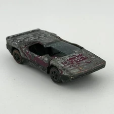 Vtg 1969 Hot Wheels Redline Carabo US Magenta Gullwing Doors Mattel Toy Car