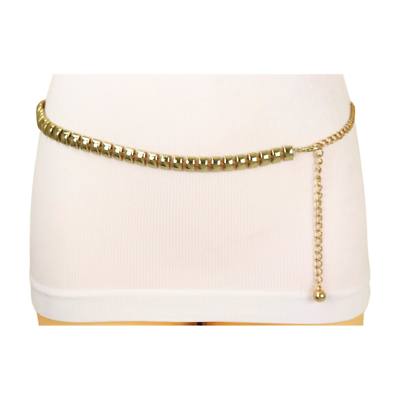 Ceinture Chaîne Dorée TWELVE – 12 Maillons Métal – Taille S/M – Neuve Avec étiquettes