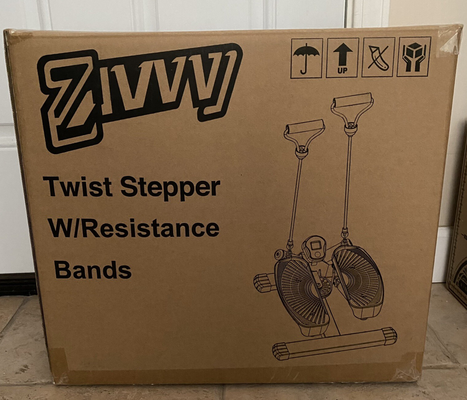 ZIWWVY Twist Stepper with Resistance Bands Exercise Fitness BRAND NEW