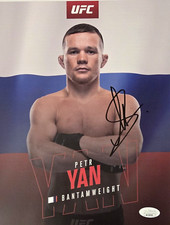 Petr Yan Signed Photo UFC Autograph MMA Bellator Promo Fan Expo JSA COA 059