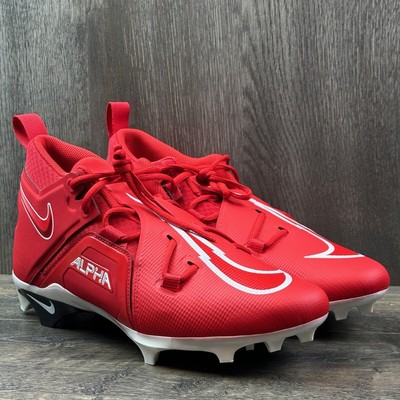 Nike Men's Alpha Menace Pro 3 Football Cleats Size 11.5 Red CT6649-616