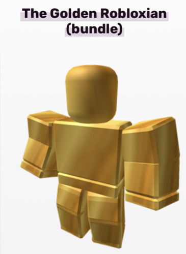 Código Robloxiano Dourado Avatar Item virtual Angola