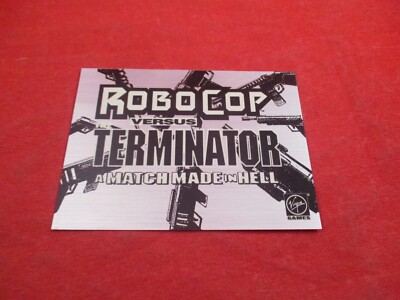Robocop vs. The Terminator Virgins Games Sega Genesis SNES Promo Sticker