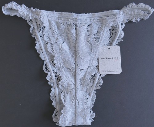 Tanga de bikini Free People Intimately Bring Me Another XS azul/gris OB1914062 NUEVO CON ETIQUETAS - Imagen 6 de 7
